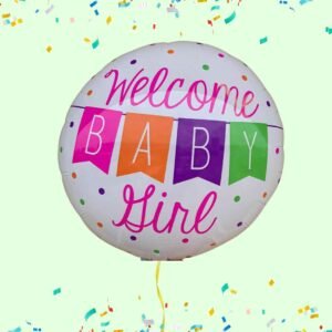 Baby girl helium ballon